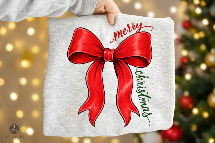 Red Christmas Ribbon Bow PNG,Festive Holiday PNG