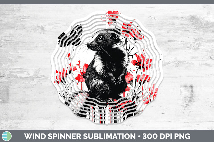GorgeousRed Drips Wind Spinner design.