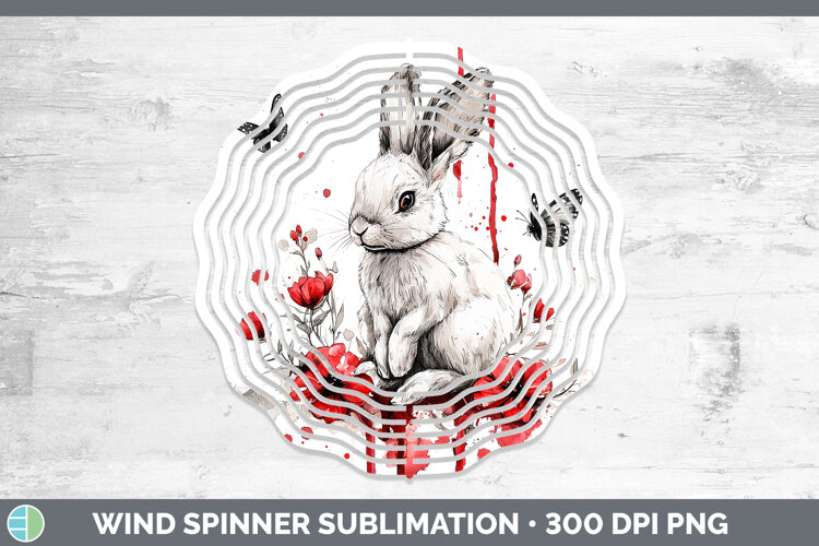GorgeousRed Drips Wind Spinner design.
