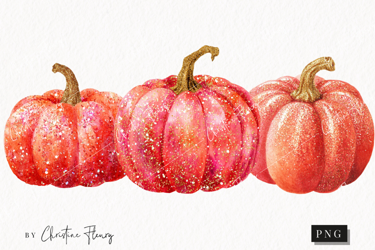 Pumpkin Watercolor Png Image 20