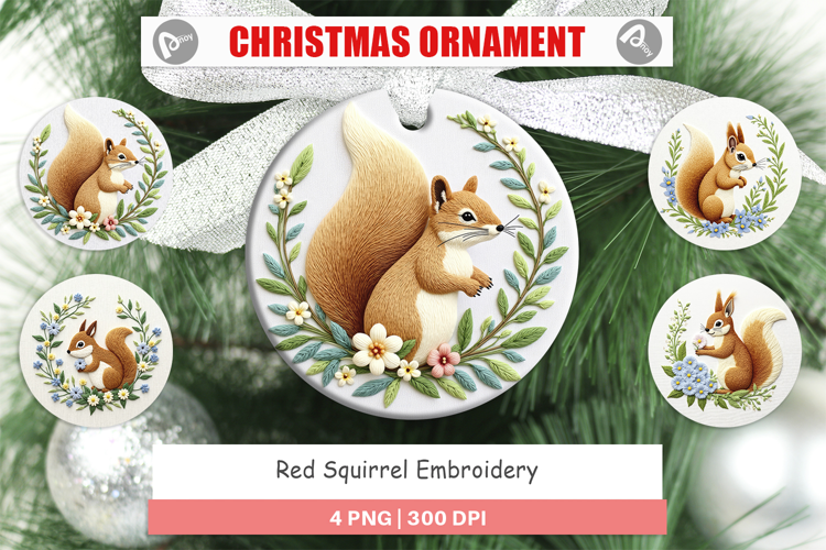 Ornament Red Squirrel