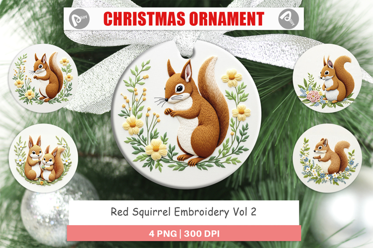 Ornament Red Squirrel example image 1