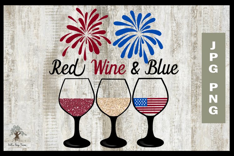Red Wine and Blue JPG PNG