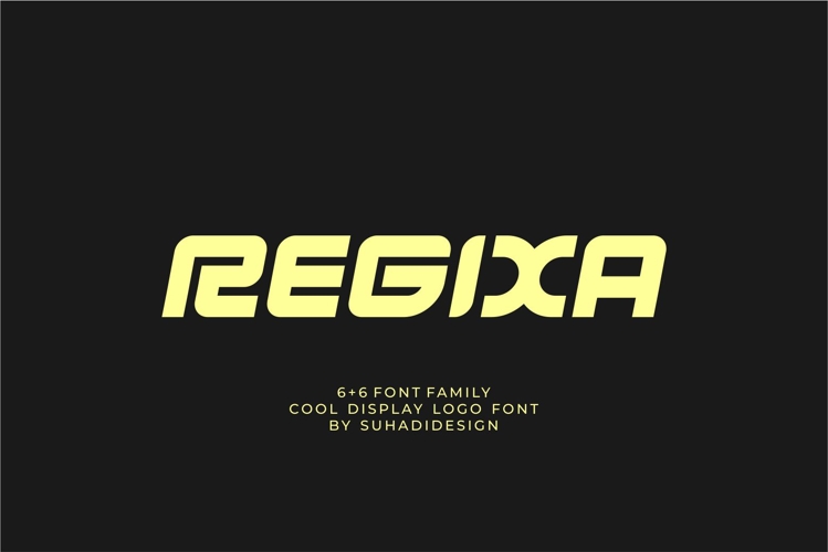 Regixa - Display Logo Font
