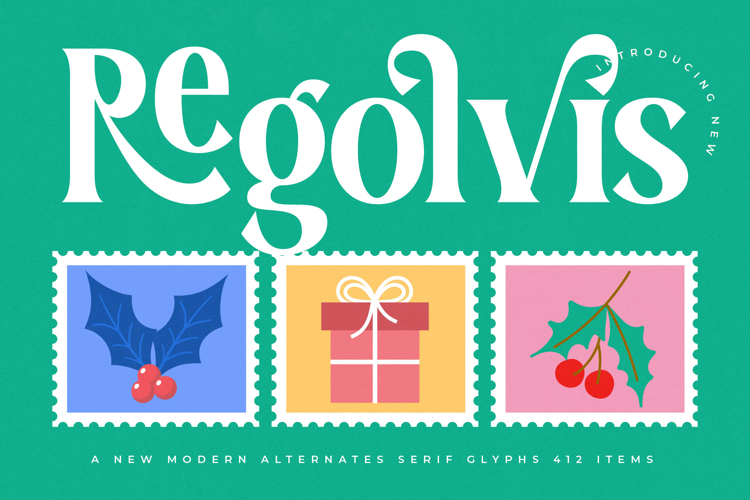 Regolvis - Modern Alternates Serif