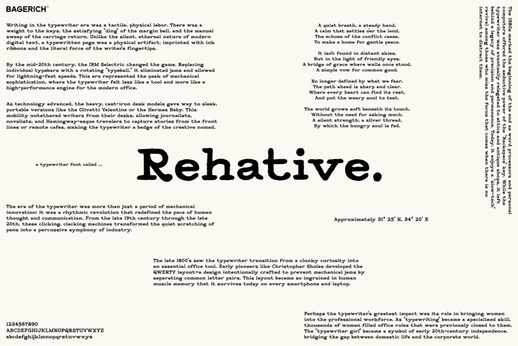 Rehative Typewriter