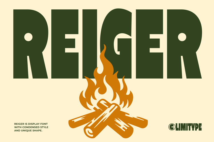 Reiger - Bold Condensed Font