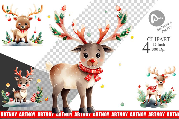 Reindeer Clipart Image 5