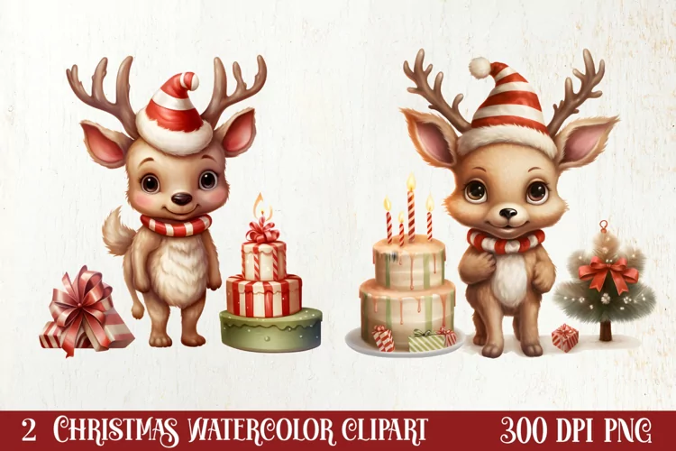 Reindeer First Christmas Clipart Sublimation, Christmas PNG