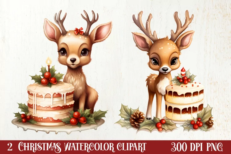 Reindeer First Christmas Clipart Sublimation, Christmas PNG