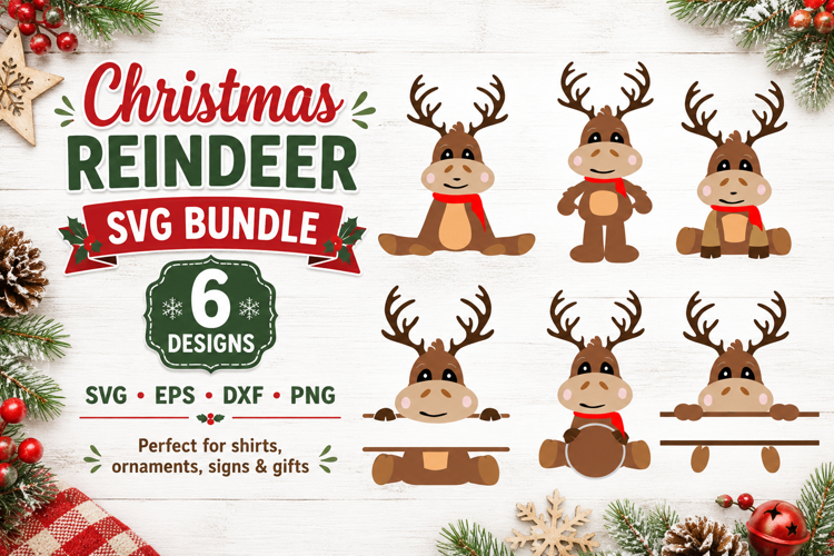 Christmas Reindeer Clipart Image 5