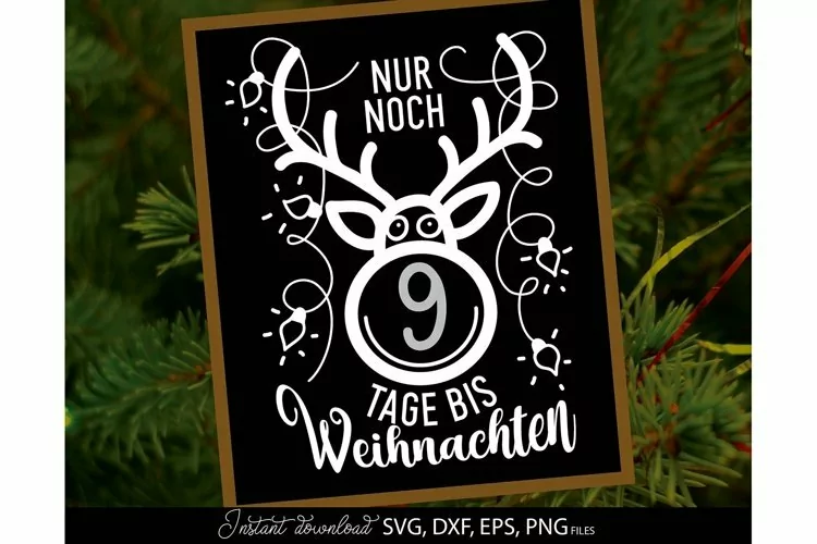 Days Until Christmas SVG | Christmas Countdown Home Decor