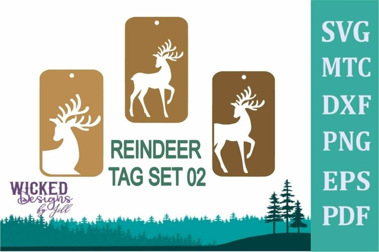 Reindeer Silhouette Image 3