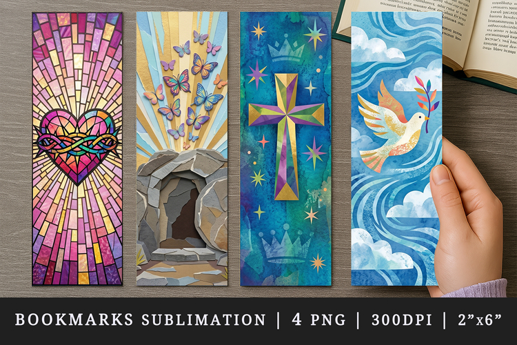 Religion faith printable sublimation bookmark design