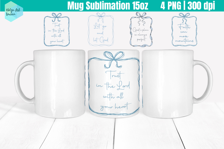 Religious Mug Wrap 15OZ