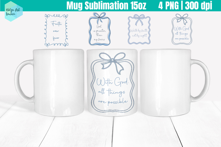 Religious Mug Wrap 15OZ