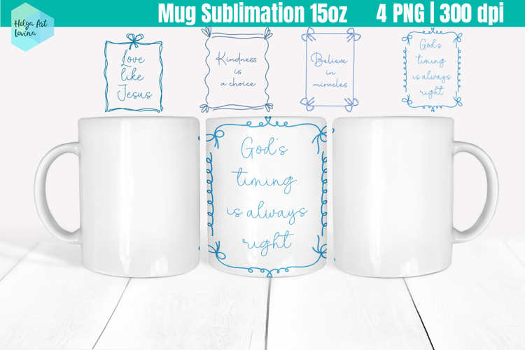 Religious Mug Wrap 15OZ