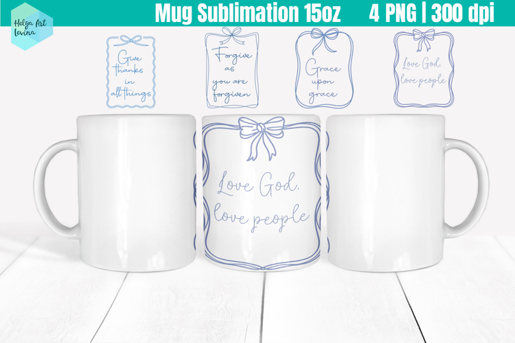Religious Mug Wrap 15OZ