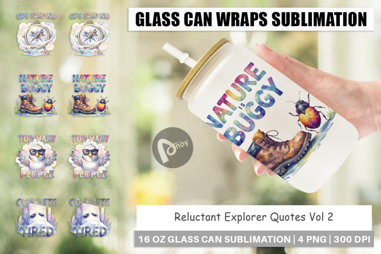 Reluctant Explorer Quotes Glass Can