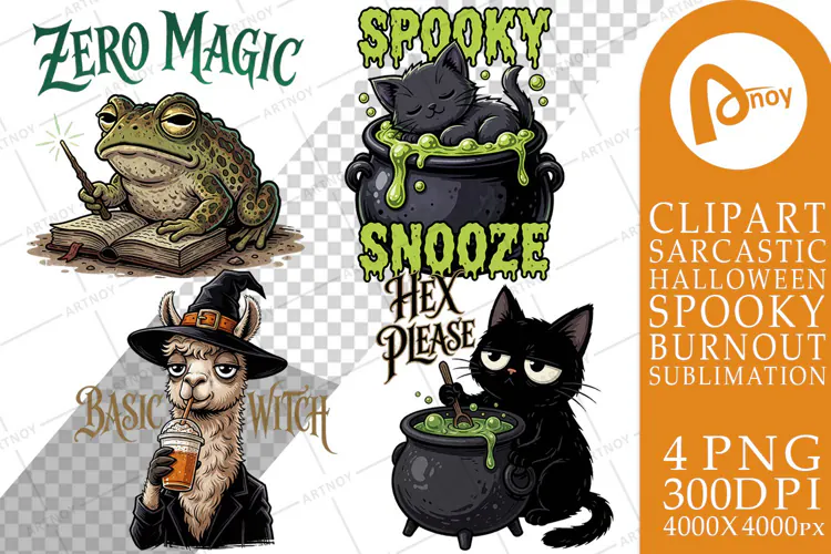 Sarcastic Witchy Pets Sublimation