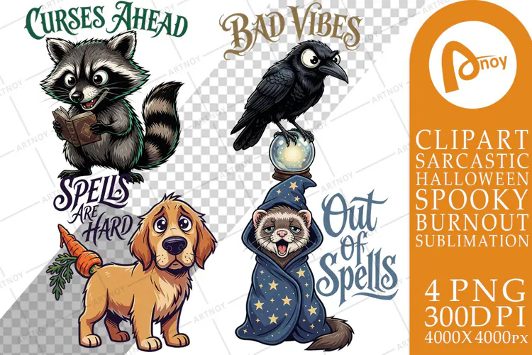 Sarcastic Witchy Pets Sublimation