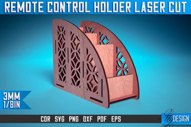 Remote Control Laser Cut SVG|Holder Laser Cut SVG Design example image 1