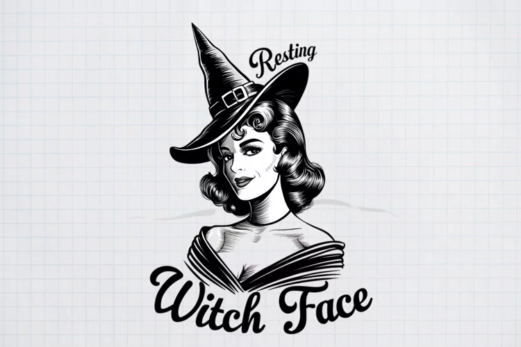 Vintage Pin-up Girls Halloween, Halloween Sublimation