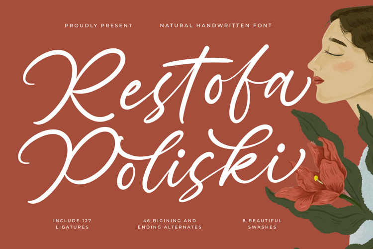 Restofa Poliski - Natural Handwritten Font
