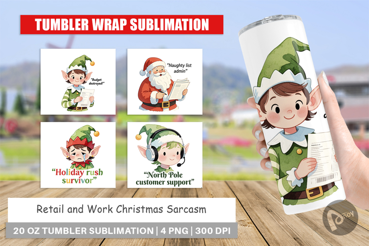 Christmas Tumbler Wrap Image 21