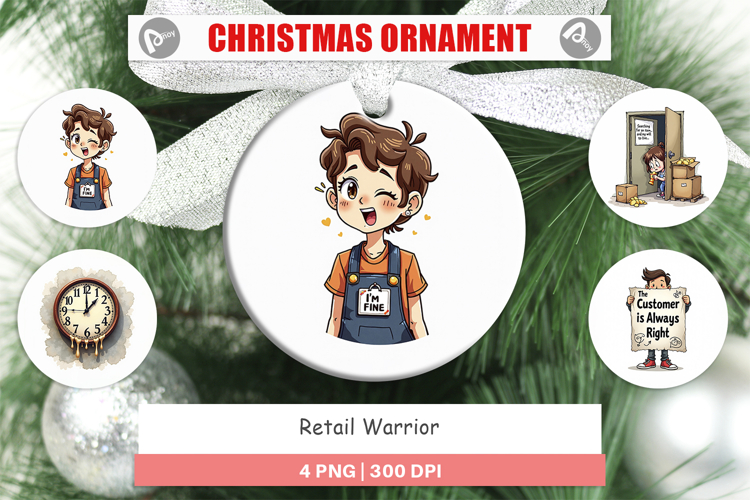 Retail Warrior Ornament