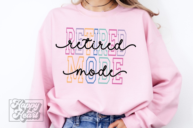 Retired Mode SVG - Retirement Gift PNG - Officially Retired