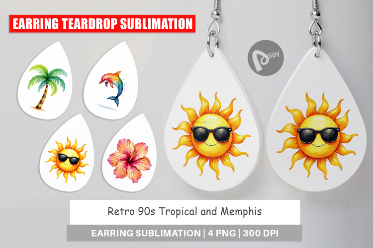 Sublimation Earring Designs Image 13