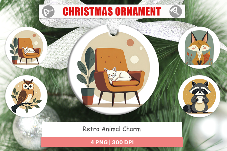 Ornament Retro Animal Charm