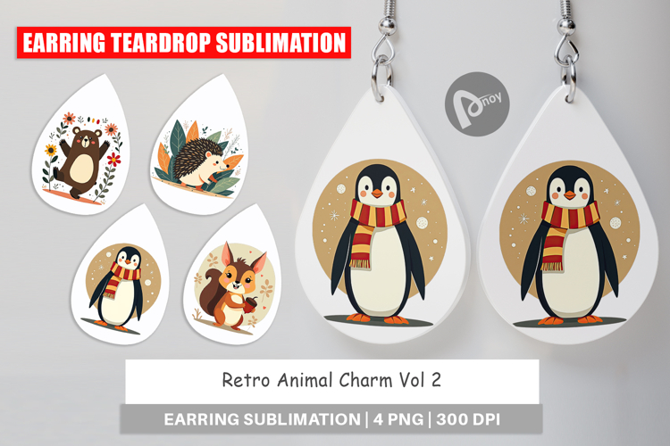 Earring Retro Animal Charm