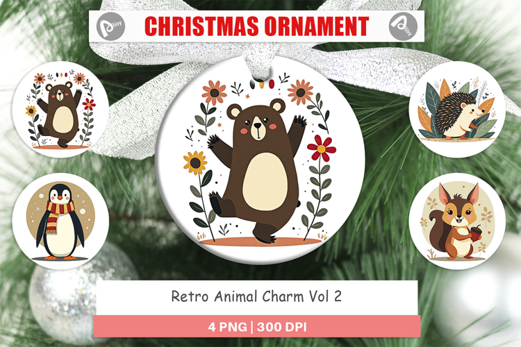 Ornament Retro Animal Charm