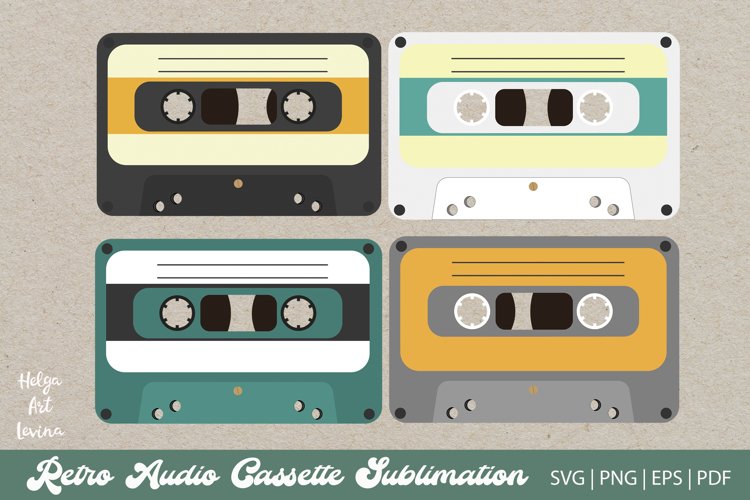 Retro Audio Cassette Sublimation