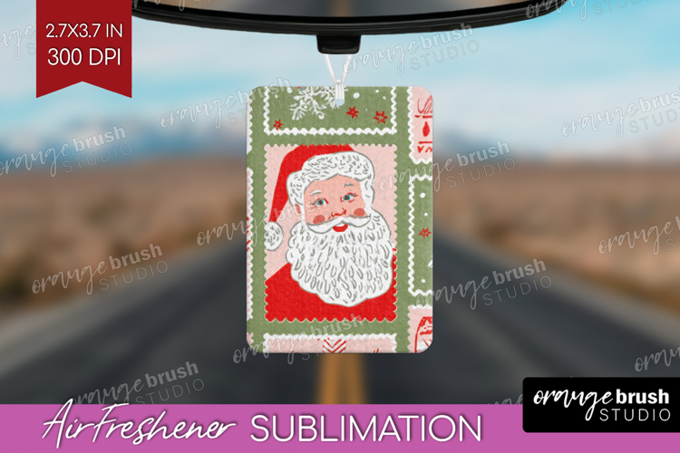 Retro Christmas Air Freshener PNG - Vintage Aesthetic PNG