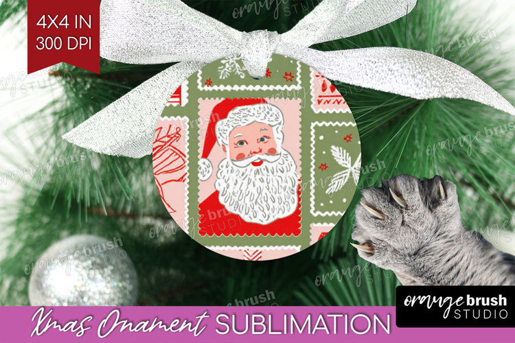 Retro Christmas Ornament PNG - Vintage Aesthetic PNG