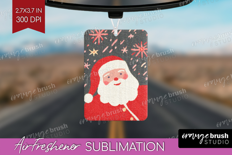 Retro Christmas Air Freshener PNG - Vintage Aesthetic PNG