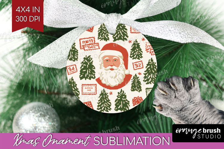 Retro Christmas Ornament PNG - Vintage Aesthetic PNG