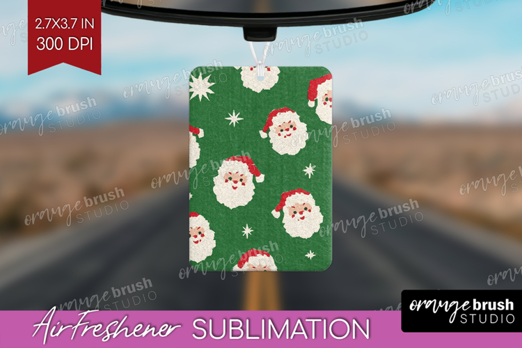 Retro Christmas Air Freshener PNG - Vintage Aesthetic PNG
