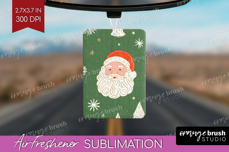 Retro Christmas Air Freshener PNG - Vintage Aesthetic PNG