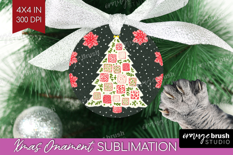 Retro Christmas Ornament PNG - Vintage Aesthetic PNG