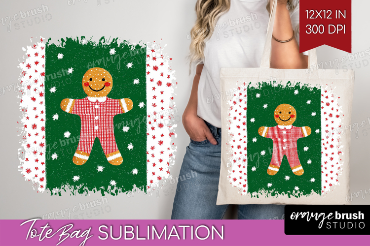 Retro Christmas Tote Bag - Vintage Aesthetic Tote Bag PNG