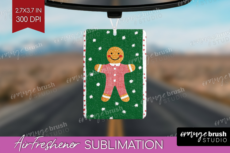 Retro Christmas Air Freshener PNG - Vintage Aesthetic PNG