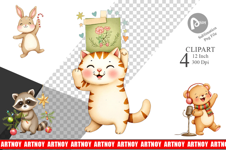 Christmas Watercolor Png