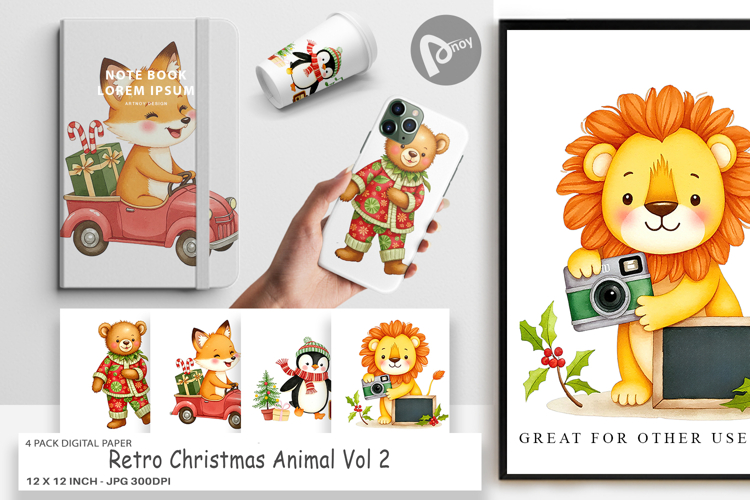 Christmas Watercolor Clipart Image 15