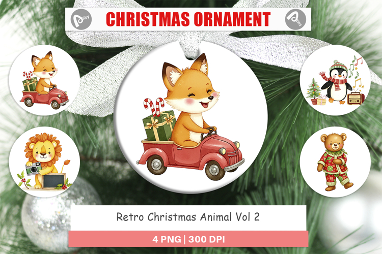 Christmas Watercolor Clipart Image 3