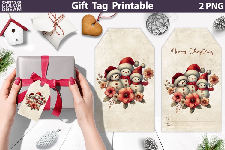 Gift Tag Clipart Image 7
