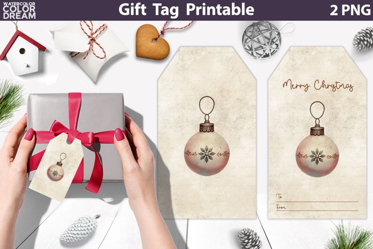 Christmas Tag Clipart Image 8